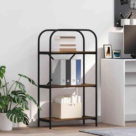 Estante de libros Roble ahumado 60 x 30 x 109 cm (1/5)