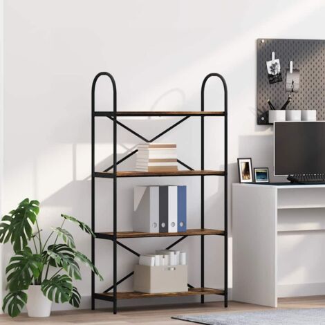 Estante de libros Roble ahumado 80 x 30 x 146 cm (1/5)