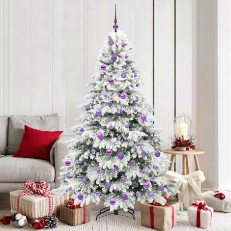 Árbol de Navidad artificial con 300 LED Verde 180 cm PE y PVC (1/5)