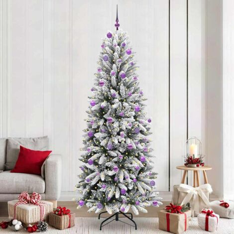 Árbol de Navidad artificial con 300 LED 93 x 93 x 240 cm (1/5)