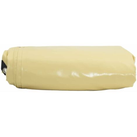 Lona 650g / m² Beige 5 x 5 m Lona con recubrimiento de PVC