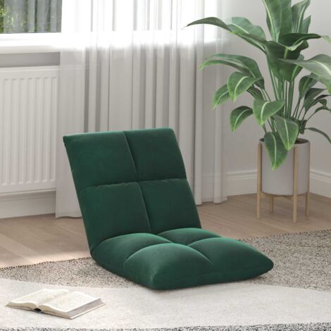 Sillón ajustable Verde oscuro Terciopelo (1/5)
