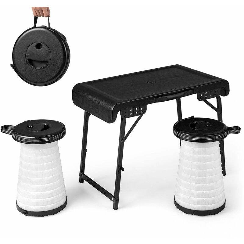 Retractable stools store