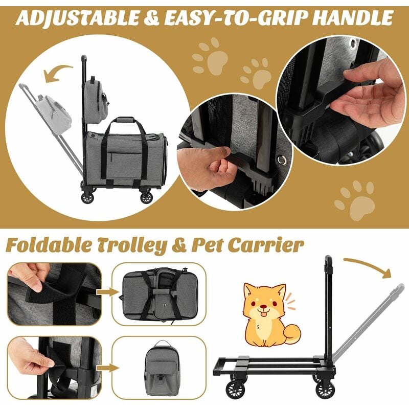 PET CARRIER L 81*56*59CM - Gems Pets