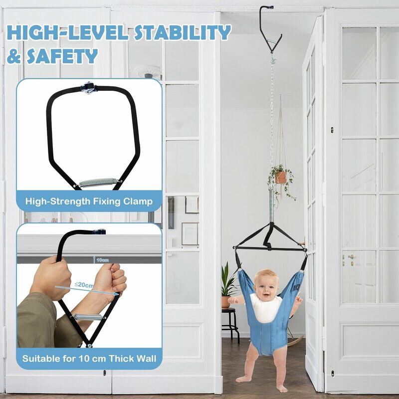 Baby clearance swing door