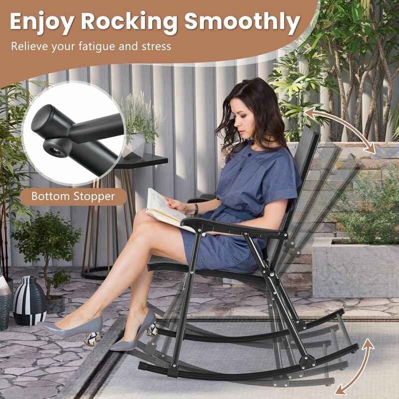 Outdoor portable hot sale rocking chair