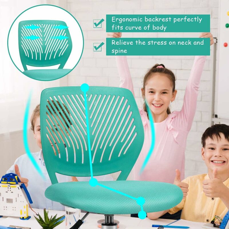 Kids desk chair online green