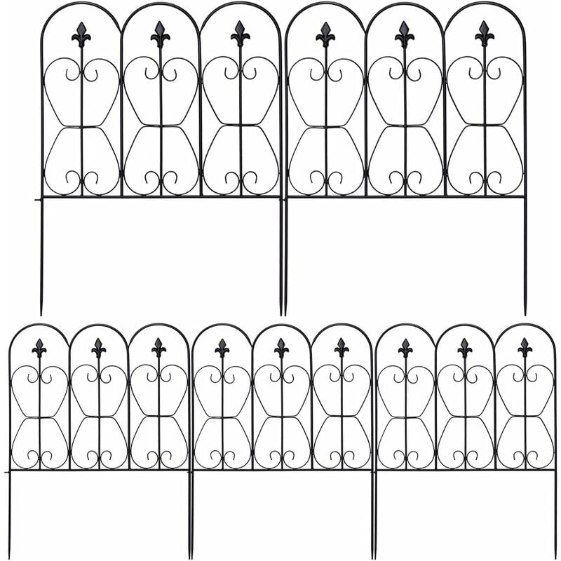 Decorative Wire Border Fence Arched Top Weaving | Shelly Lighting