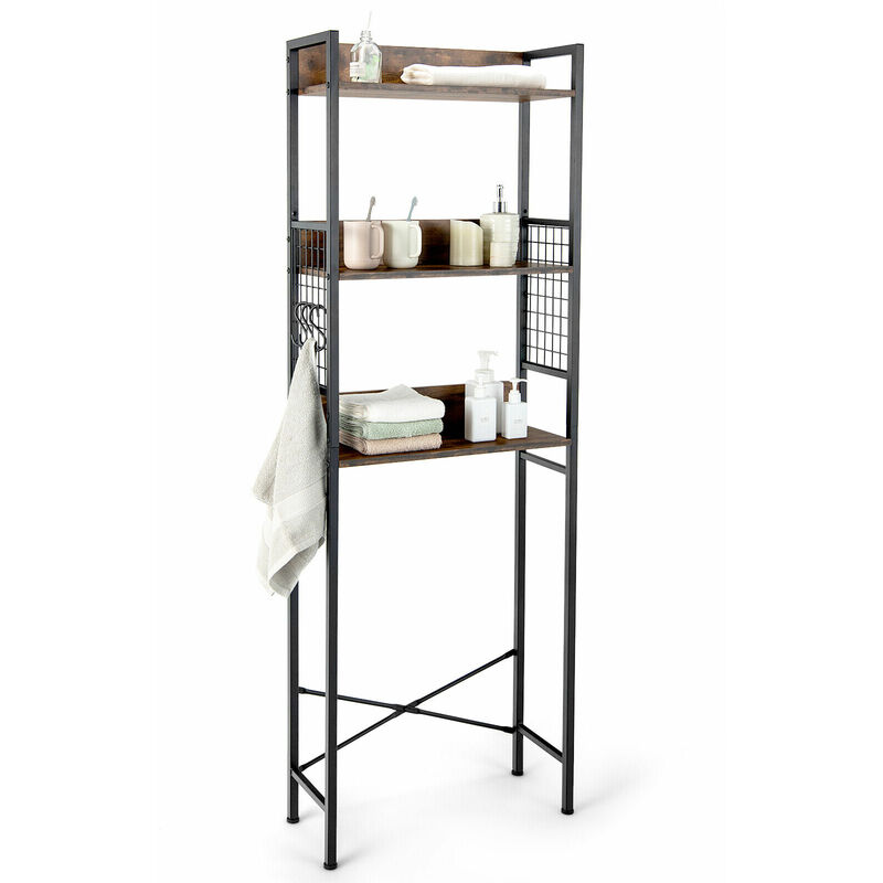 Tribesigns Over The Toilet Storage Shelf, 3 Tier Bathroom Space Saver  Organizer