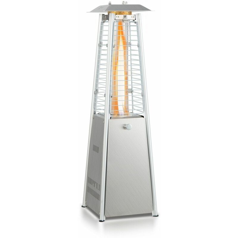 9500 BTU Portable Patio Tabletop Heater Outdoor Propane Gas Heater Glass  Tube