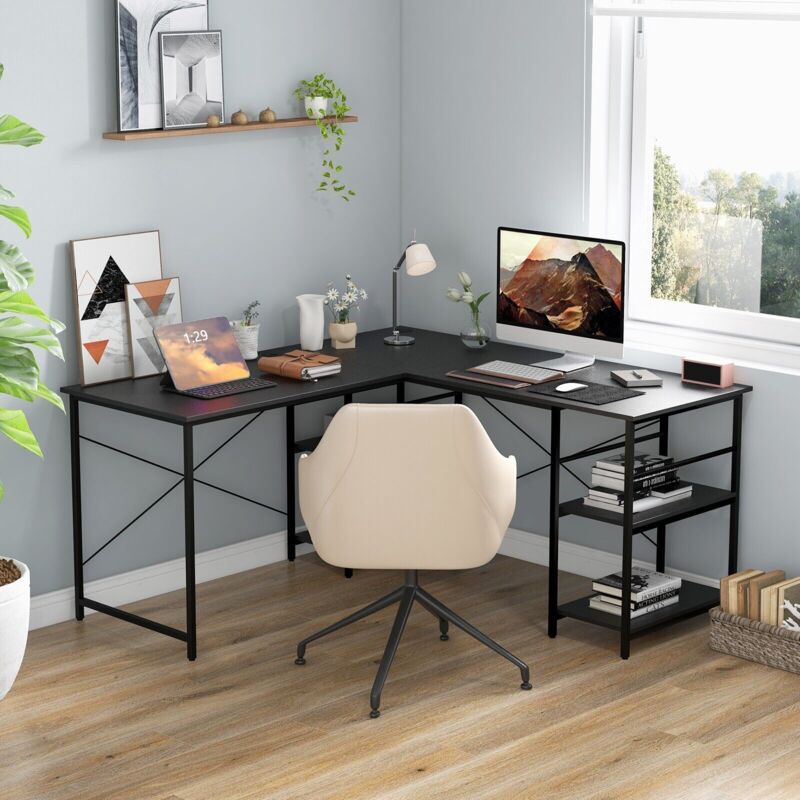 Charcoal l 2024 shaped desk