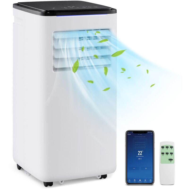 5-in-1 9000 BTU Portable Air ConditionerAir Cooling Heating Fan Dehumidifier