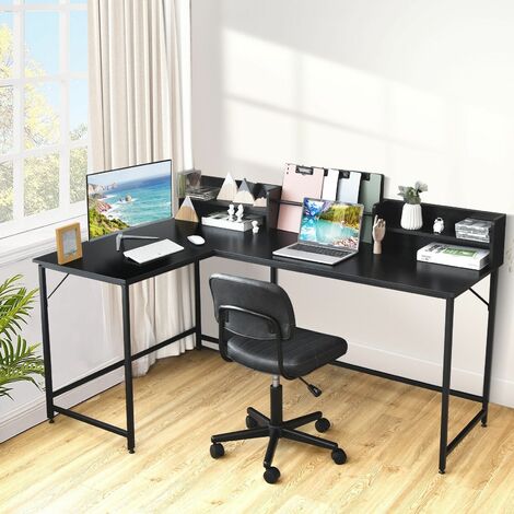 L-Shaped Corner Computer Desk ...