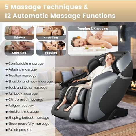 New electric full body deals shiatsu massage chair