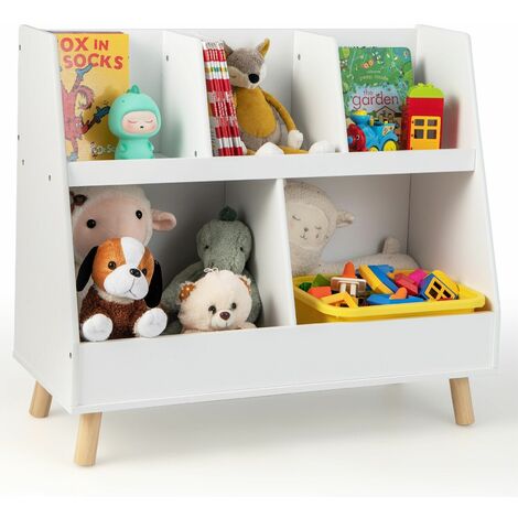 Costway Kids Toy Storage Organizer Toddler Playroom Furniture w