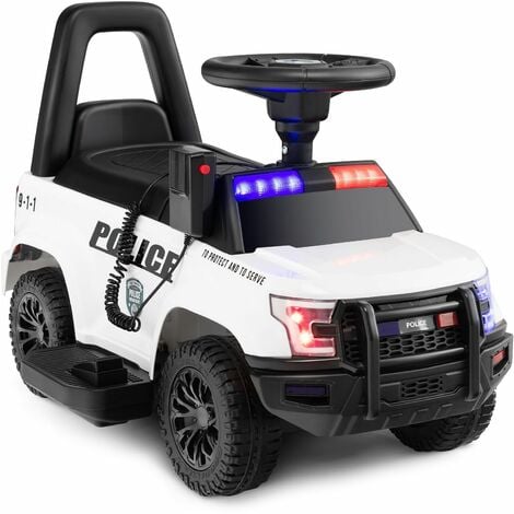 Kids Ride On Car 6V Battery Powered Electric Ride on Vehicle w Real Megaphone