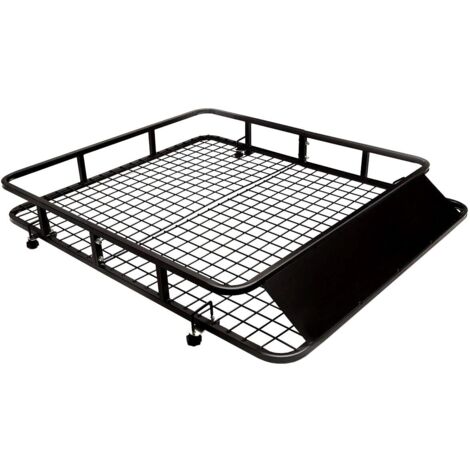 Steel Cargo Roof Rack Basket Truck Cars Top Luggage Carrier 75kg Weight Capacity