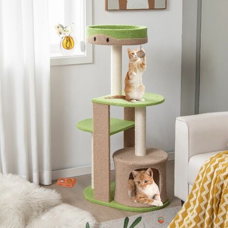 Flower shaped cat outlet tree