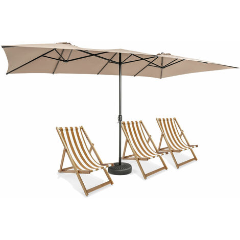 Double lawn chair store with umbrella