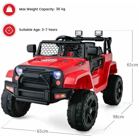 12V Kids Ride-On Tractor Vehicle Car Electric Battery-Powered with Trailer  MP3