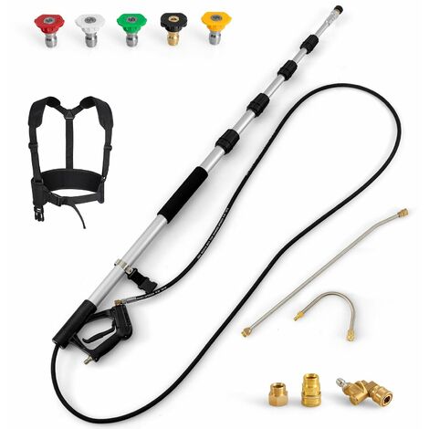 5M Telescoping Wand for Pressure Washers 4000PSI Commercial Grade Extension Wand (1/5)