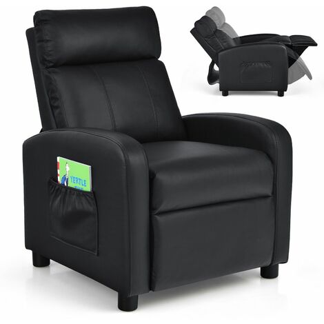 Kids Recliner Chair PU Leather Ergonomic Adjustable Sofa Chair Lounge Chair