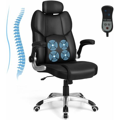 Executive Massage Office Chair Height Adjustable Kneading Massage Rolling Chair