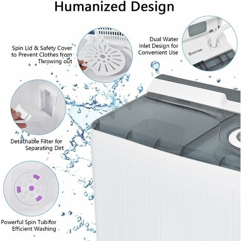 Kuppet portable washing machine top