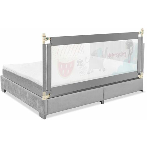 Single Toddler Bed Guard Height Adjustable Baby Bed Rail With Safety lock 175cm (1/5)
