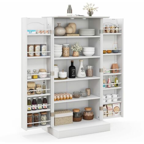 Kitchen Storage Cabinet Freestanding Buffet Cupboards Sideboard with 2 doors (1/5)
