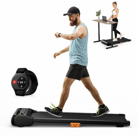 2-in-1 Walking Pad Treadmill Under Desk Running Machine LED Panel W/ 12 Programs (1/5)