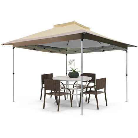 358 CM x 358 CM Pop up Gazebo Instant Gazebo Tent Portable Canopy Shelter