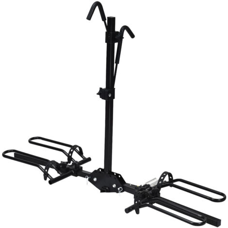 Foldable 2-bike Hitch Mount Rack Platform Style Bicycle Carrier Fits Vehicles (1/5)