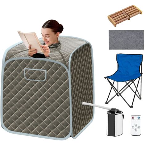 3L Foldbale Steam Sauna Personal Therapeutic Steam Spa Sauna Remote Control (1/5)
