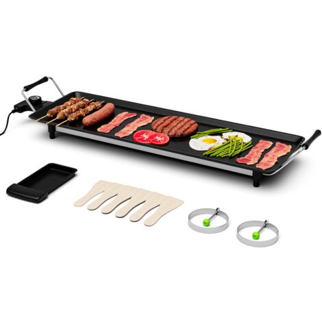 Electric XL Teppanyaki Table Grill 73 x 23CM Non-Stick Griddle BBQ Hot Plate