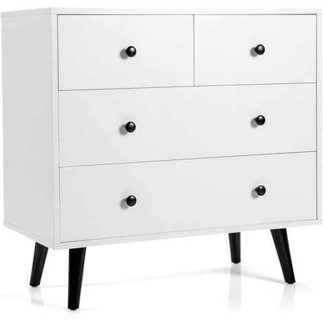 4-Drawer Dresser Modern Storage Chest Cabinet with Anti-tipping Device (1/5)