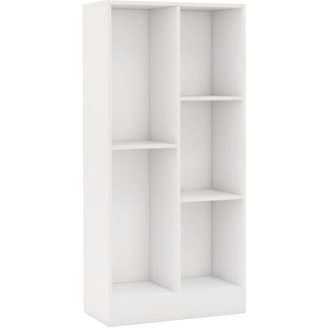 COSTWAY Kids 5-Cube Bookcase 104 cm Wooden Toy Storage Organizer (1/5)