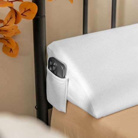 COSTWAY Queen Size Bed Wedge Bolster Triangle Mattress Pillow Headboard and Gap Filler