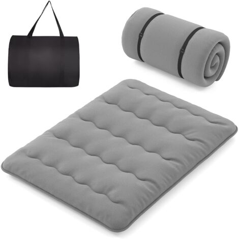 COSTWAY King Size Japanese Floor Mattress Futon Mattress 200x150x10cm-Grey