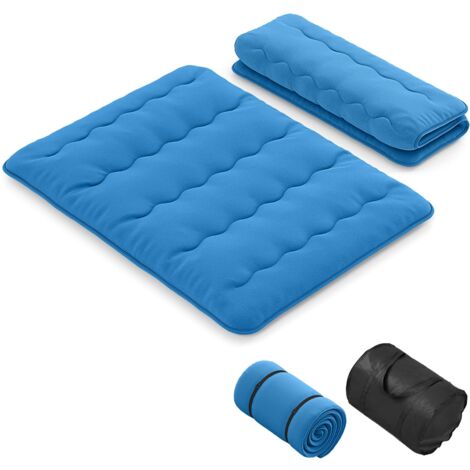 COSTWAY King Size Japanese Floor Mattress Futon Mattress 200x150x10cm-Navy