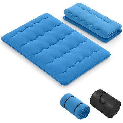 COSTWAY Double Size Japanese Floor Mattress Futon Mattress 190x135x10cm-Navy