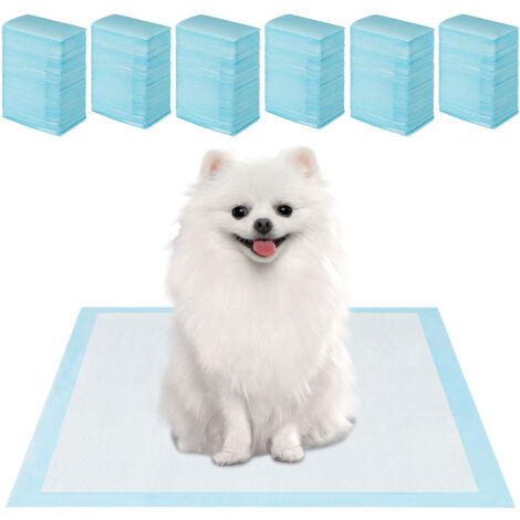 COSTWAY Dog and Puppy Pee Pads 60 x 43cm(300 Counts) 6-Layer Leak-Proof Pet Pads (1/5)