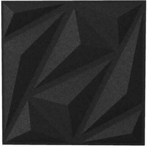 COSTWAY 20-Pack 3D Acoustic Wall Panels Soundproof Interior Decoration-Black (1/5)