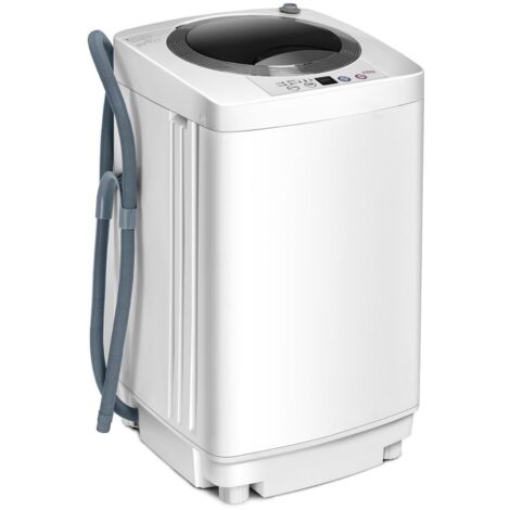 COSTWAY 2 in 1 Portable Compact Full-Automatic Washing Machine Washer/Spinner 3.5kg Load