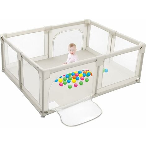 Baby Playpen Portable Kids Safety Yard Activity Center Infant Playards with Gate