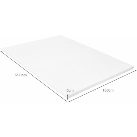 Super King Size Memory Foam Mattress Topper 5cm Mattress Topper W ...