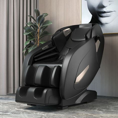 Electric Shiatsu Massage Chair Mobile Full Body Zero Gravity Recliner W/ Airbag