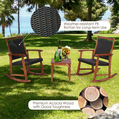 Garden deals rocker set