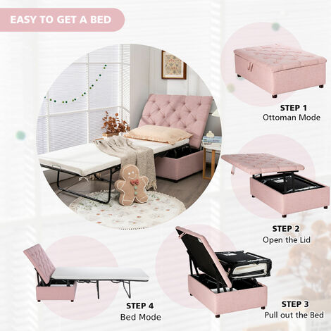 Folding Bed with Mattress