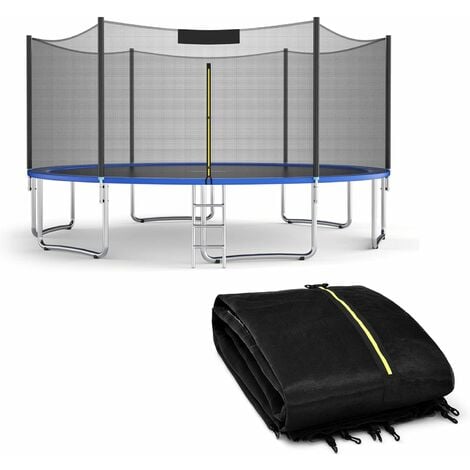 COSTWAY Replacement Trampoline Safety Net, 8FT Enclosure Surround ...